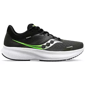 Men's Saucony Ride 16, Umbra/Slime, 11.5 D