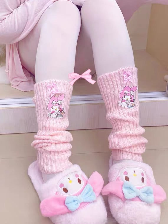 Mymelody / kuromi style loose socks