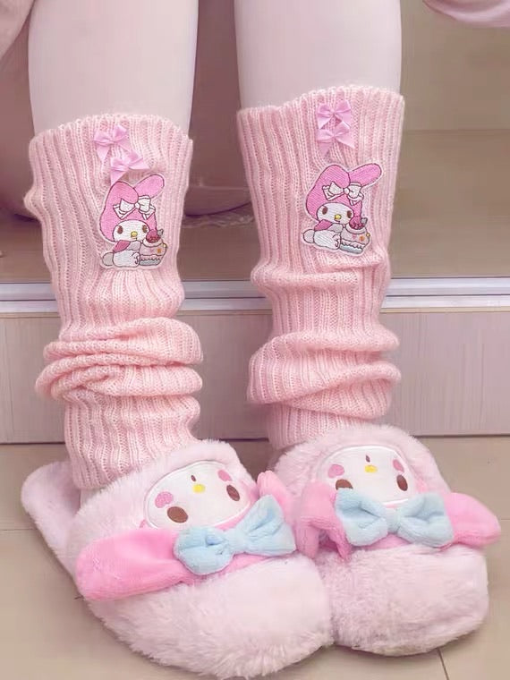 Mymelody / kuromi style loose socks