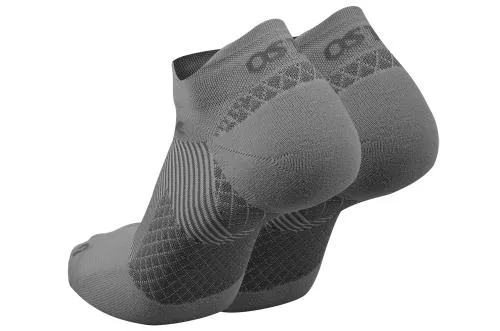 OS1st No- Show Plantar Fasciitis Socks- Grey