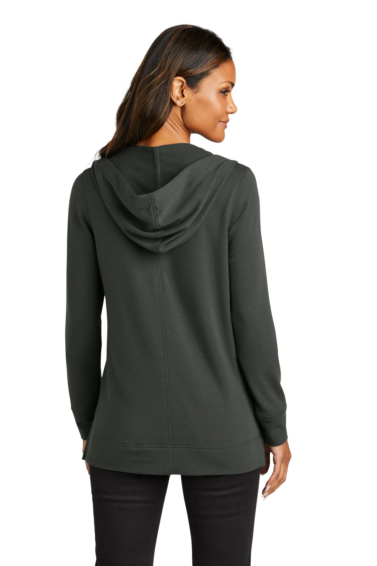 Port Authority Clothing LK826 Port Authority Ladies Microterry Pullover Hoodie SKU: LK826