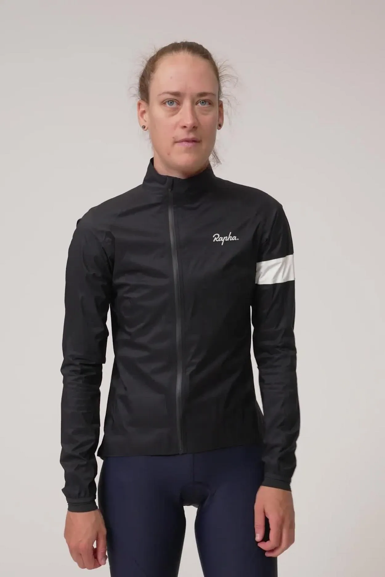 Rapha Women's Core Rain Jacket II - Black | Cycling Clothing UK