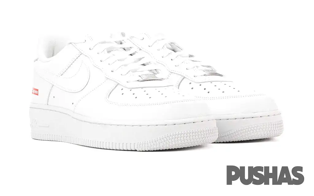 [Refurbished] Air Force 1 x Supreme 'White'