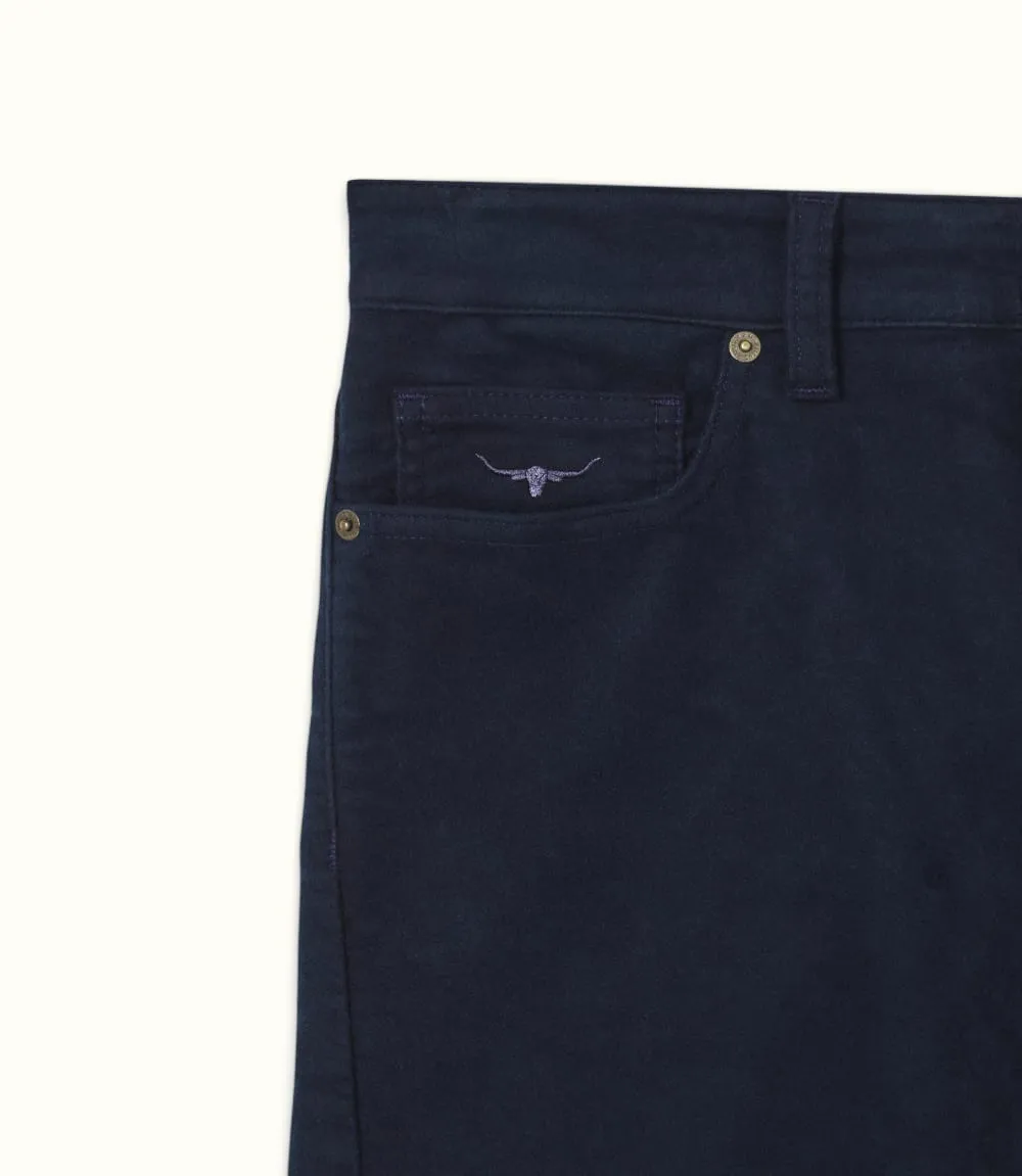 R.M.Williams Ramco Mole Skin Jeans Navy - Gillanders.ie Town & Country Clothing