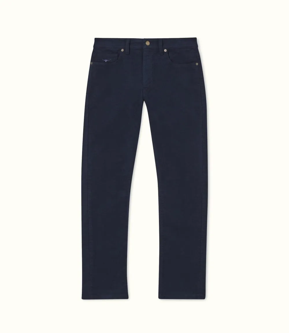 R.M.Williams Ramco Mole Skin Jeans Navy - Gillanders.ie Town & Country Clothing