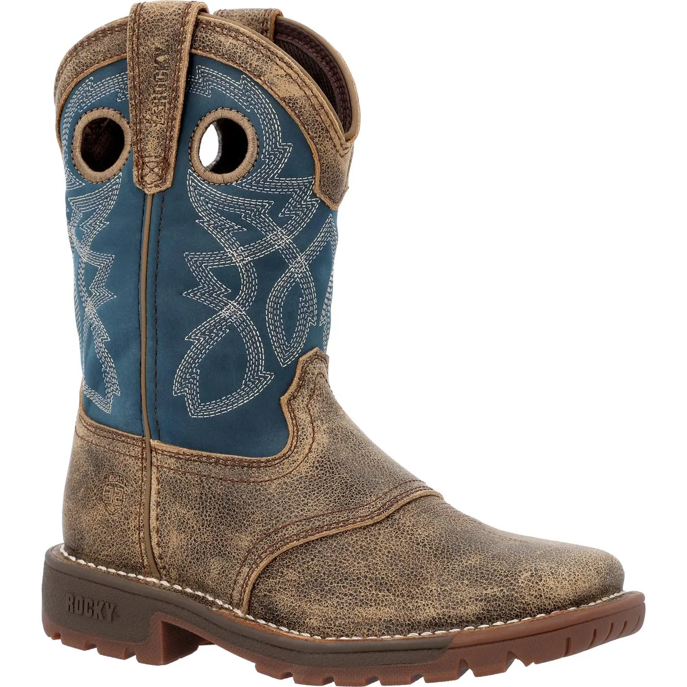 Rocky Big Kids’ Legacy 32 Waterproof Western Boot