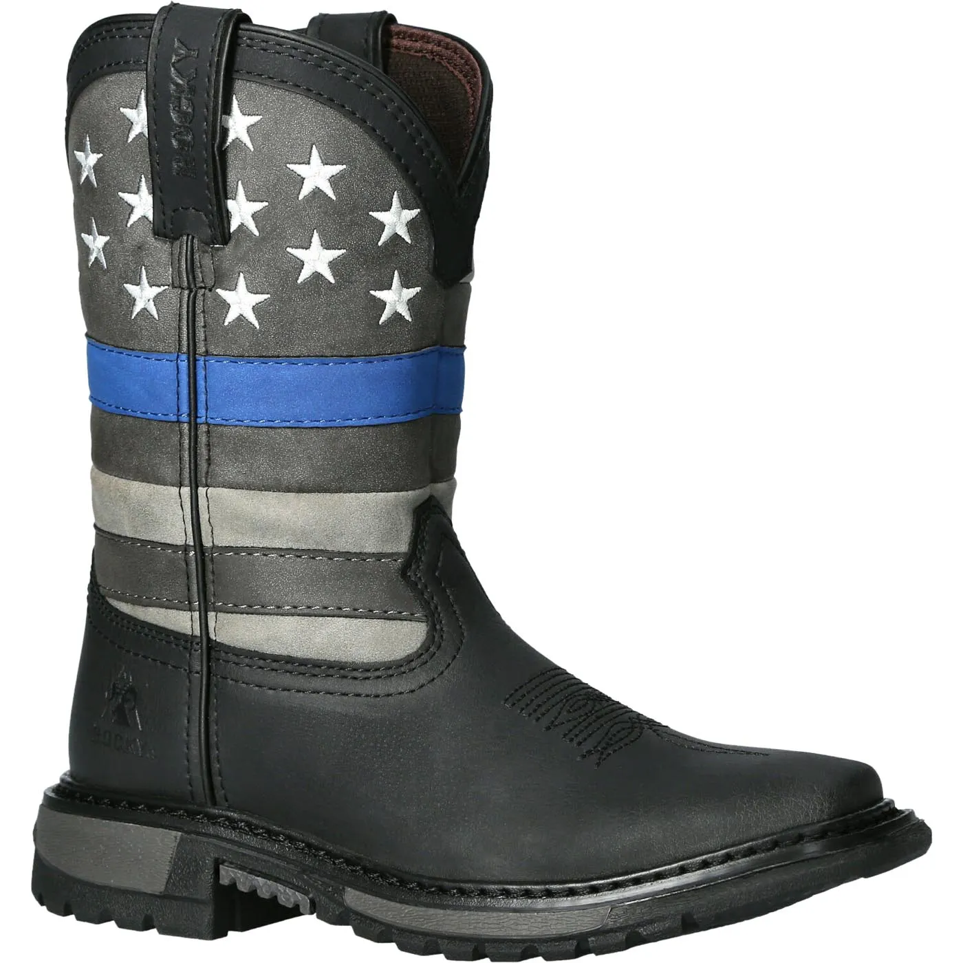 Rocky Blue Line Big Kid Western Boot