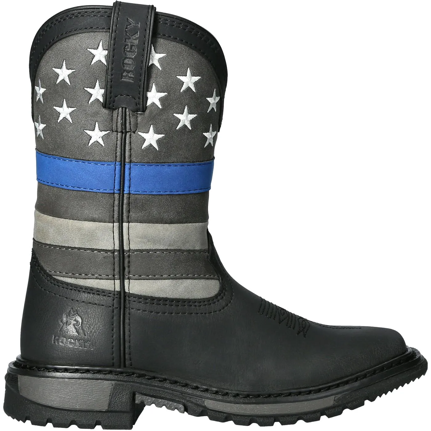 Rocky Blue Line Big Kid Western Boot