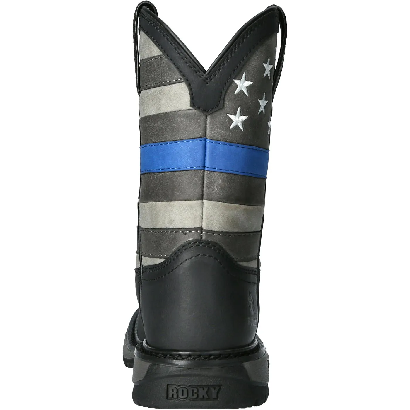 Rocky Blue Line Big Kid Western Boot