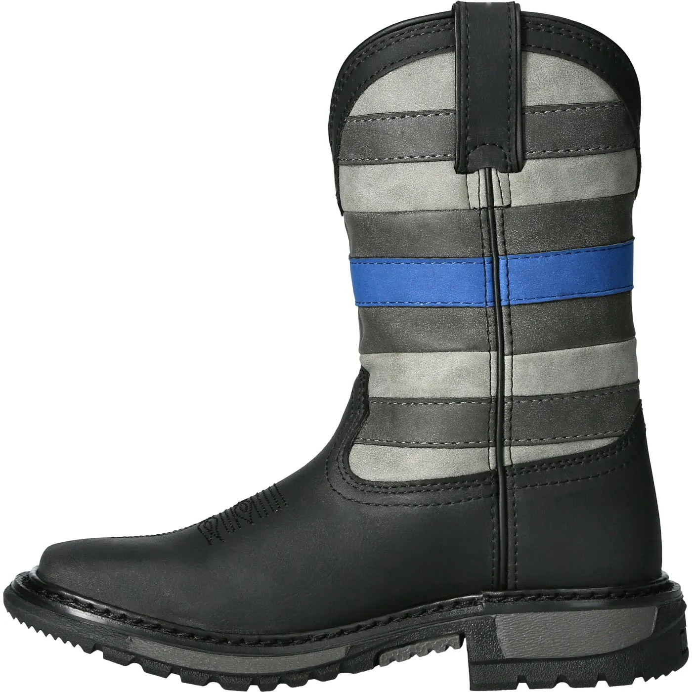 Rocky Blue Line Big Kid Western Boot