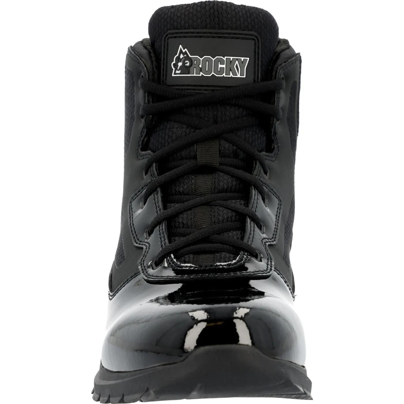 Rocky Cadet 6" Black Side Zip Public Service Boot