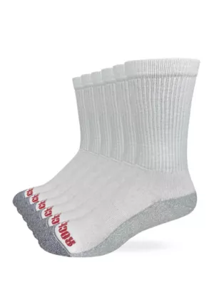 Rocky Midweight Work Sock - Cotton Comfort, Made in USA 6 pk., 6/73012