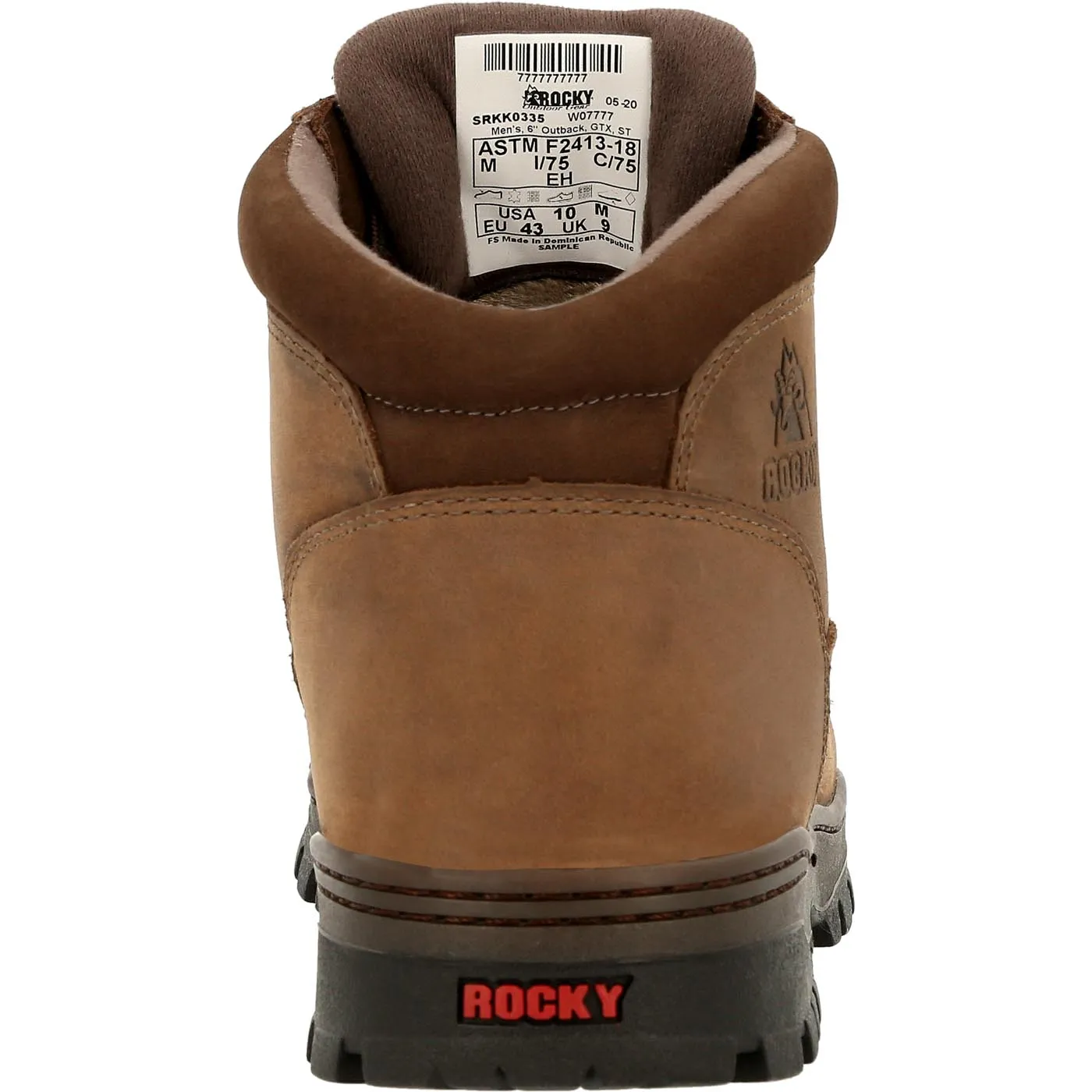 Rocky Outback GORE-TEX® Waterproof Steel Toe Work Boot