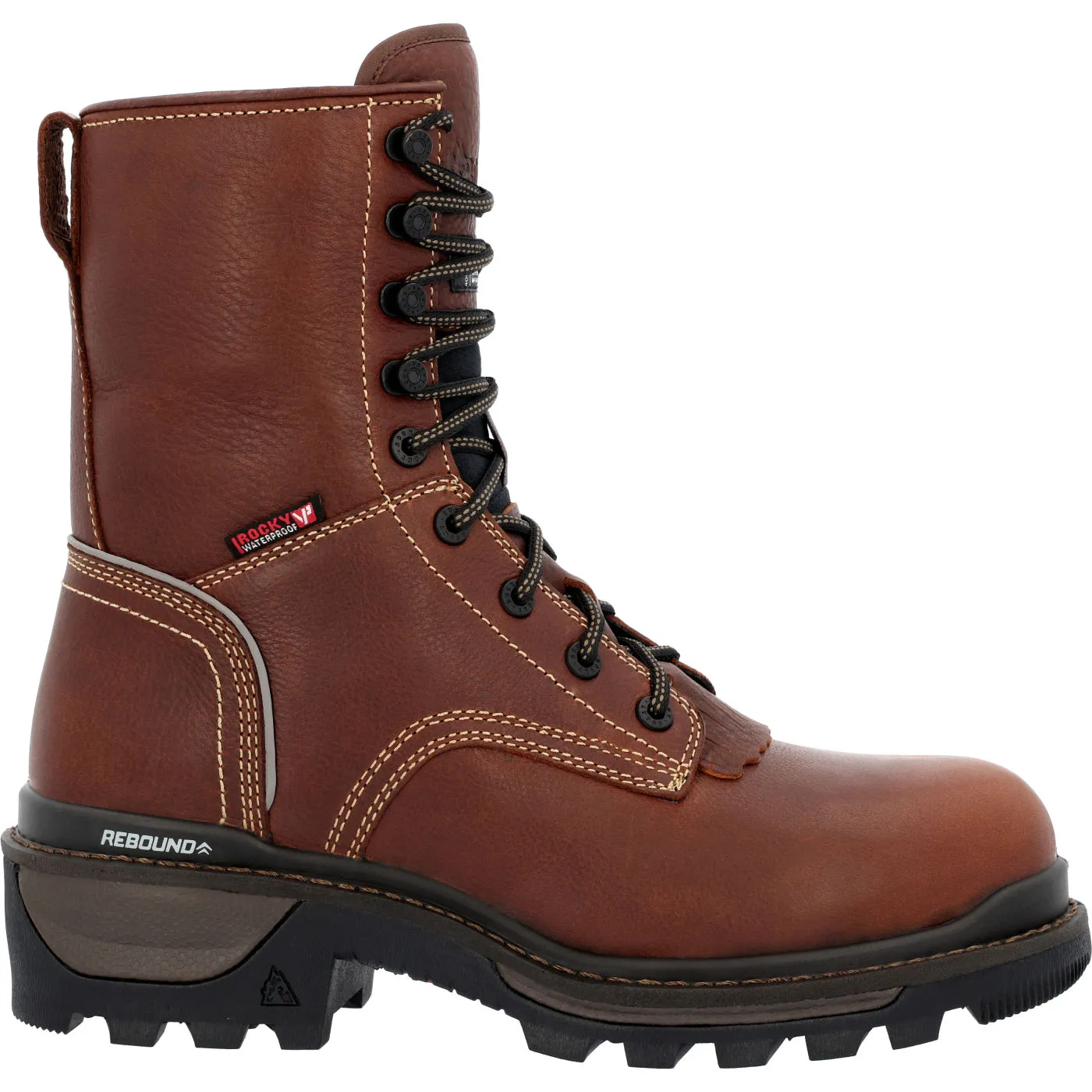 Rocky Rams Horn Logger Composite Toe Waterproof 400G Insulated Work Boot