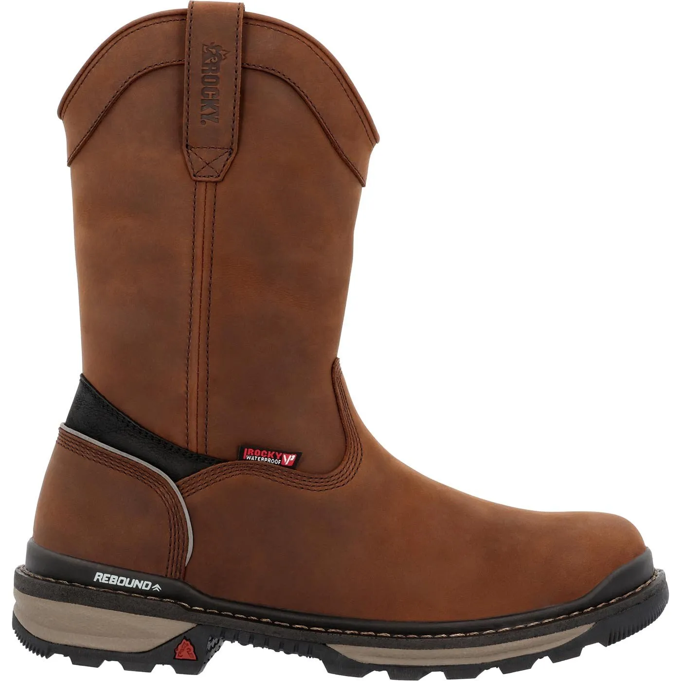 Rocky Rams Horn Waterproof Composite Toe Pull-On Work Boot