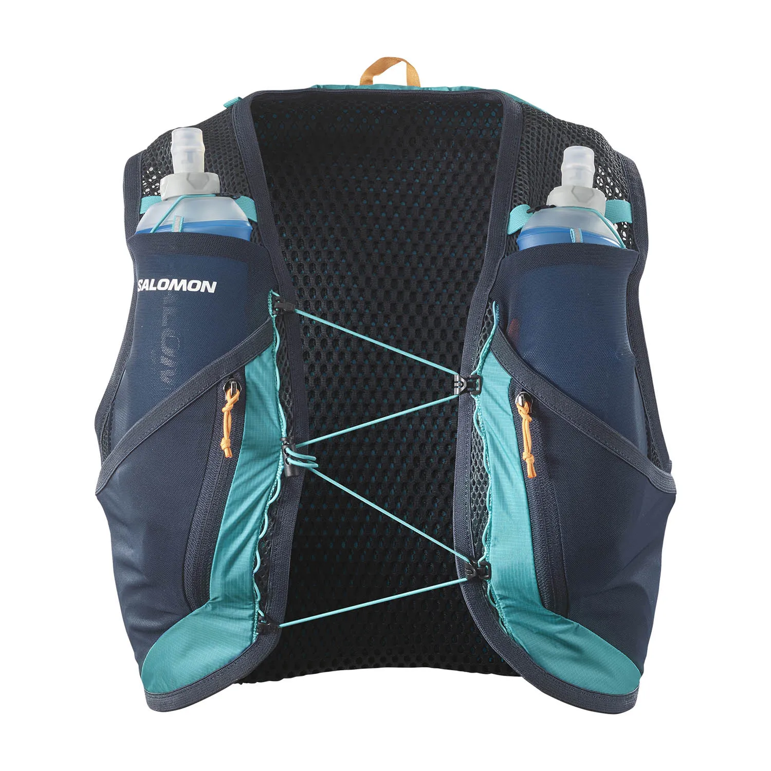 Salomon Active Skin 12 Set Zaino  Tahitian Tide/Carbon/Peacock Blue