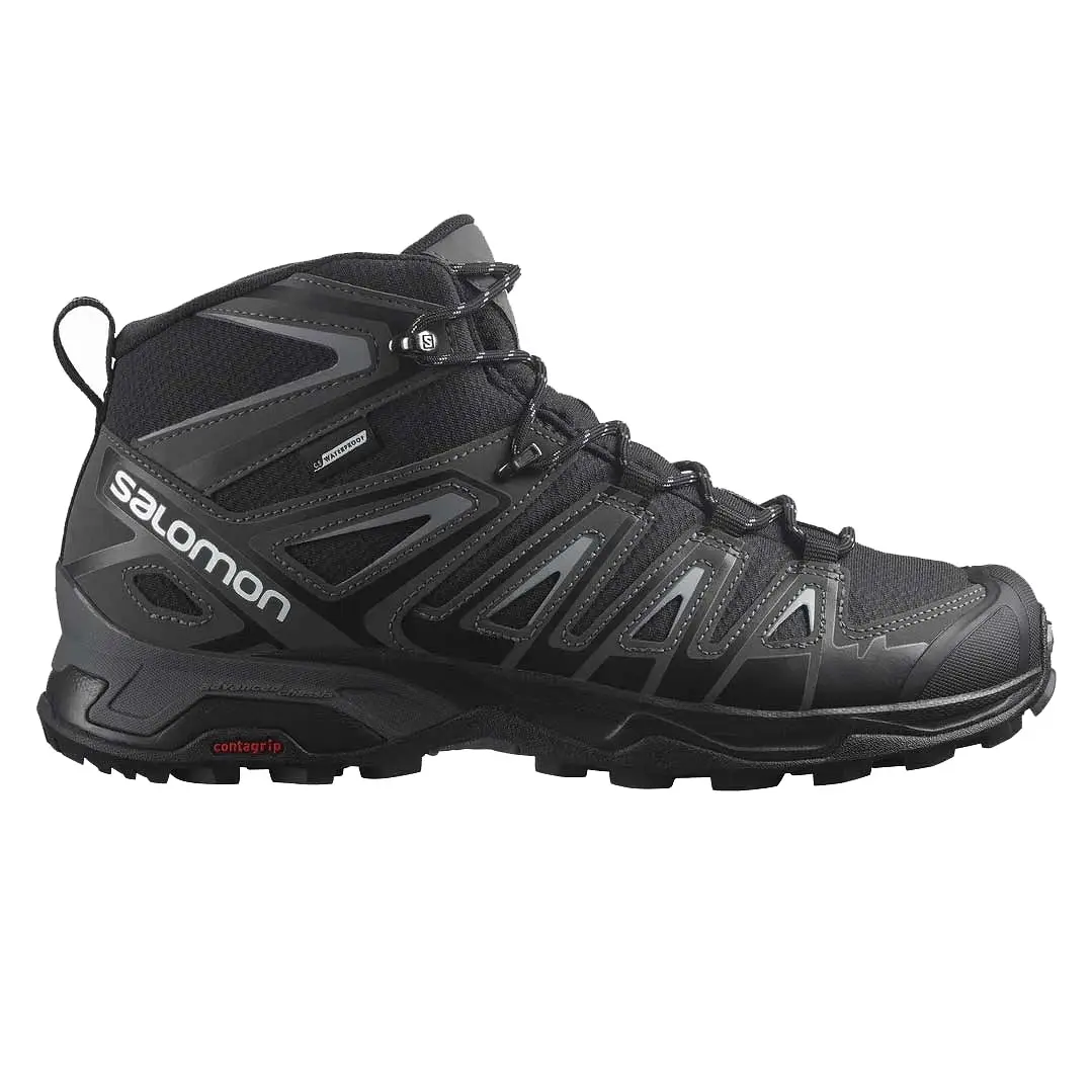 Salomon Men's X Ultra Pioneer Mid Black Waterproof