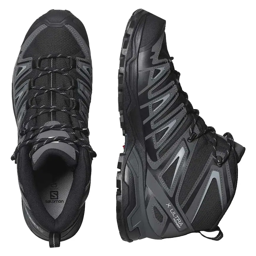 Salomon Men's X Ultra Pioneer Mid Black Waterproof