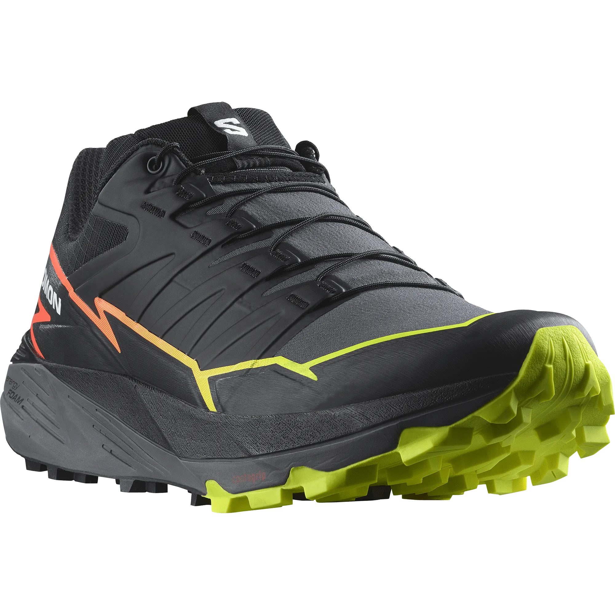 Salomon Thundercross Men's Trail Shoes AW23 Black/Quiet Shade/Fiery Coral