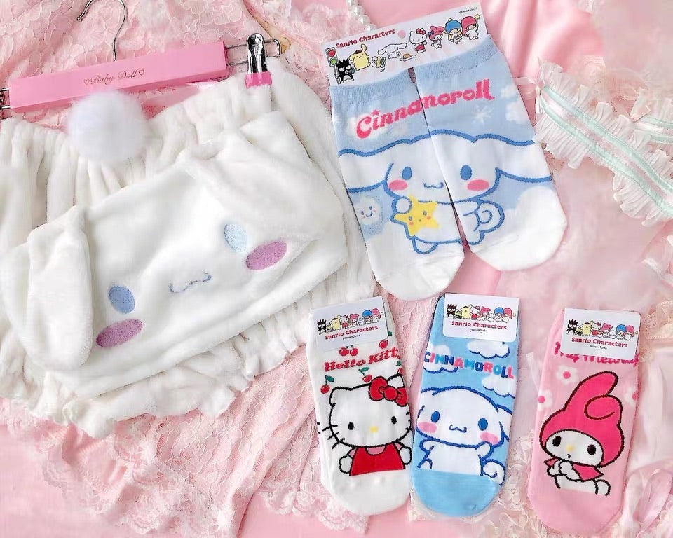 Sanrio cartoon socks