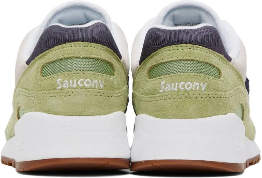 Saucony Green & White Shadow 6000 Sneakers