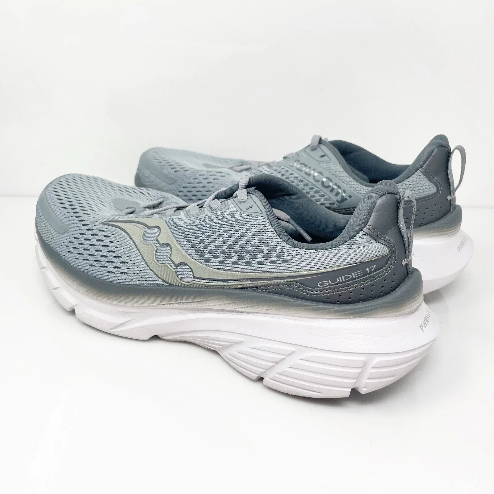 Saucony Mens Guide 17 S20936-115 Gray Running Shoes Sneakers Size 9