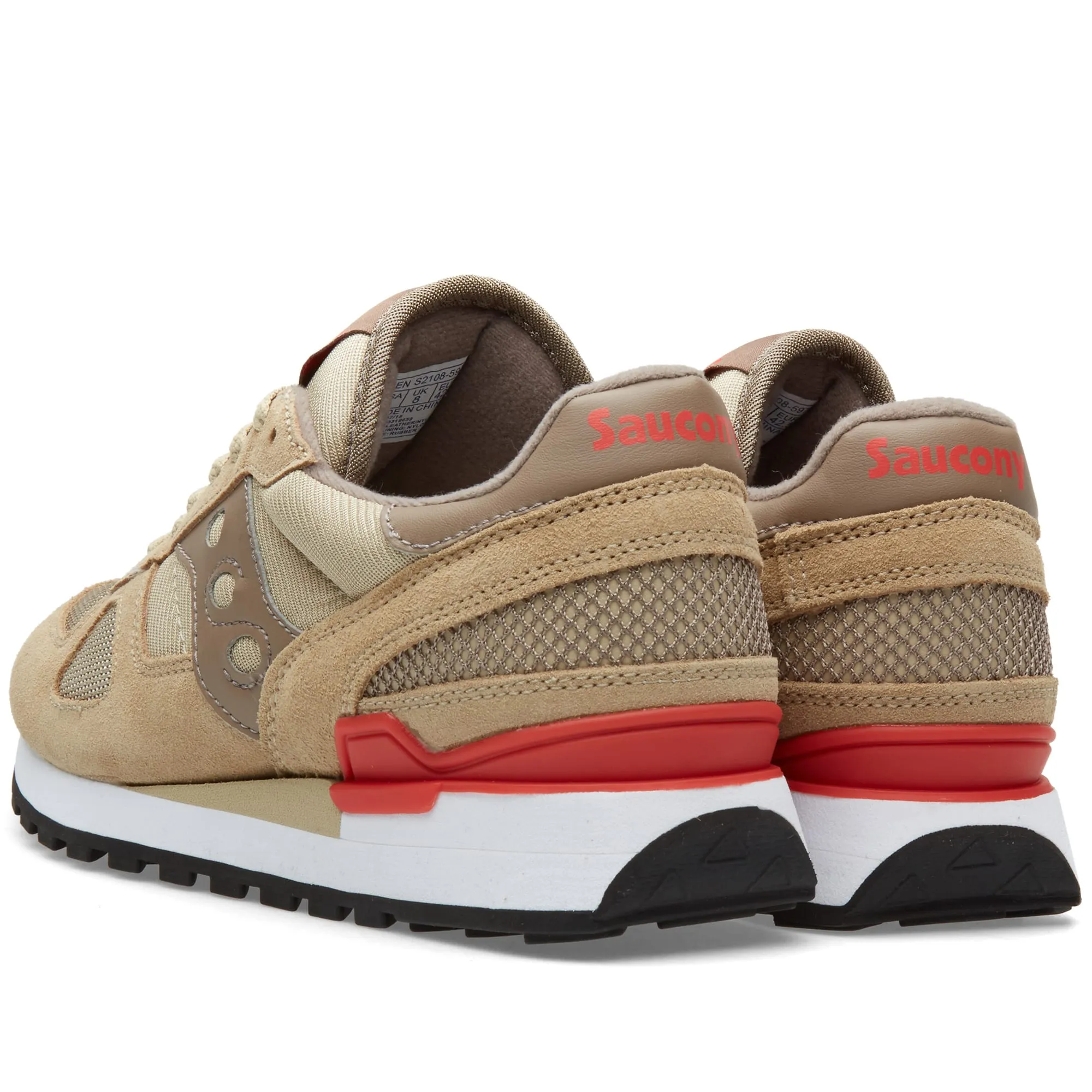 Saucony Shadow OriginalBeige & Red