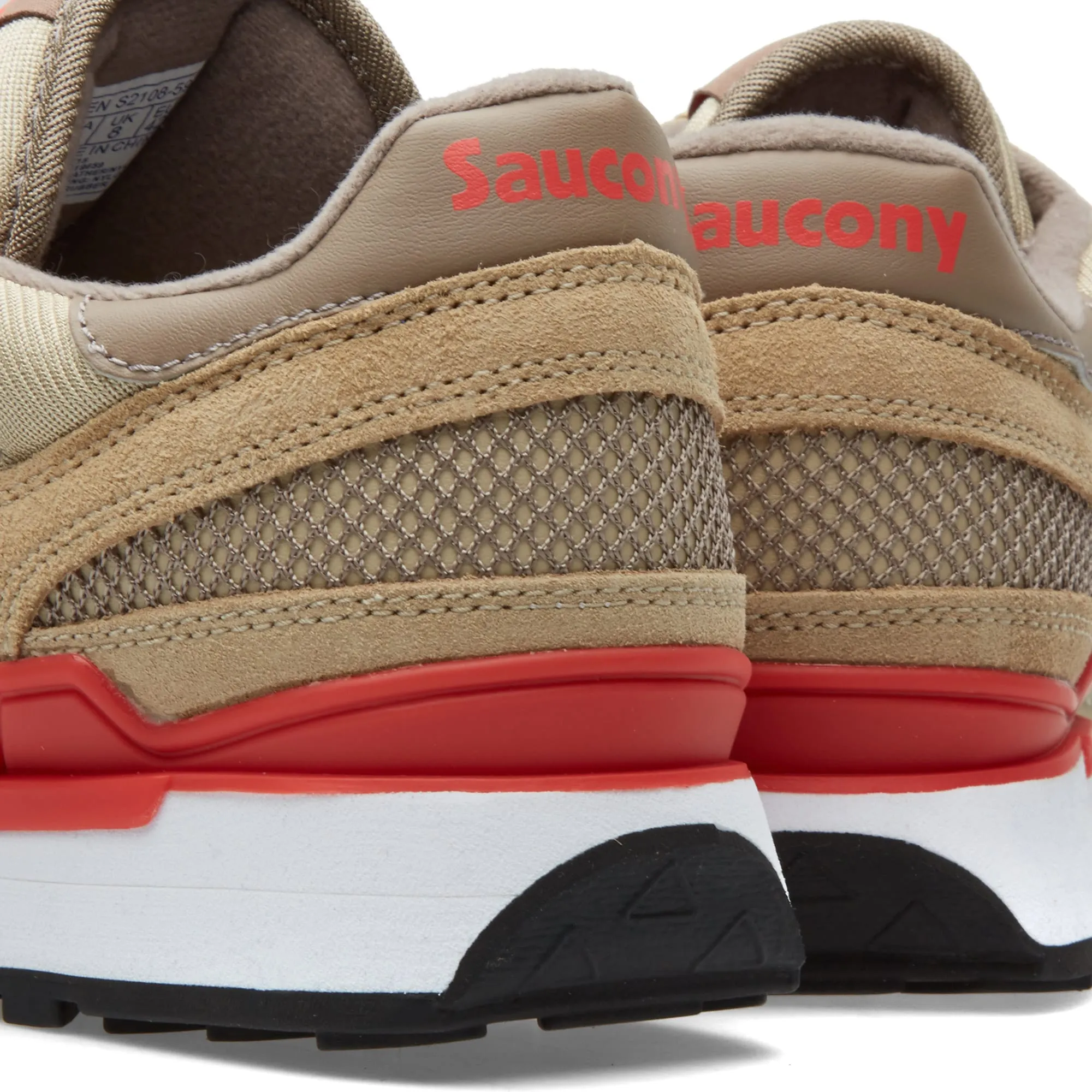 Saucony Shadow OriginalBeige & Red