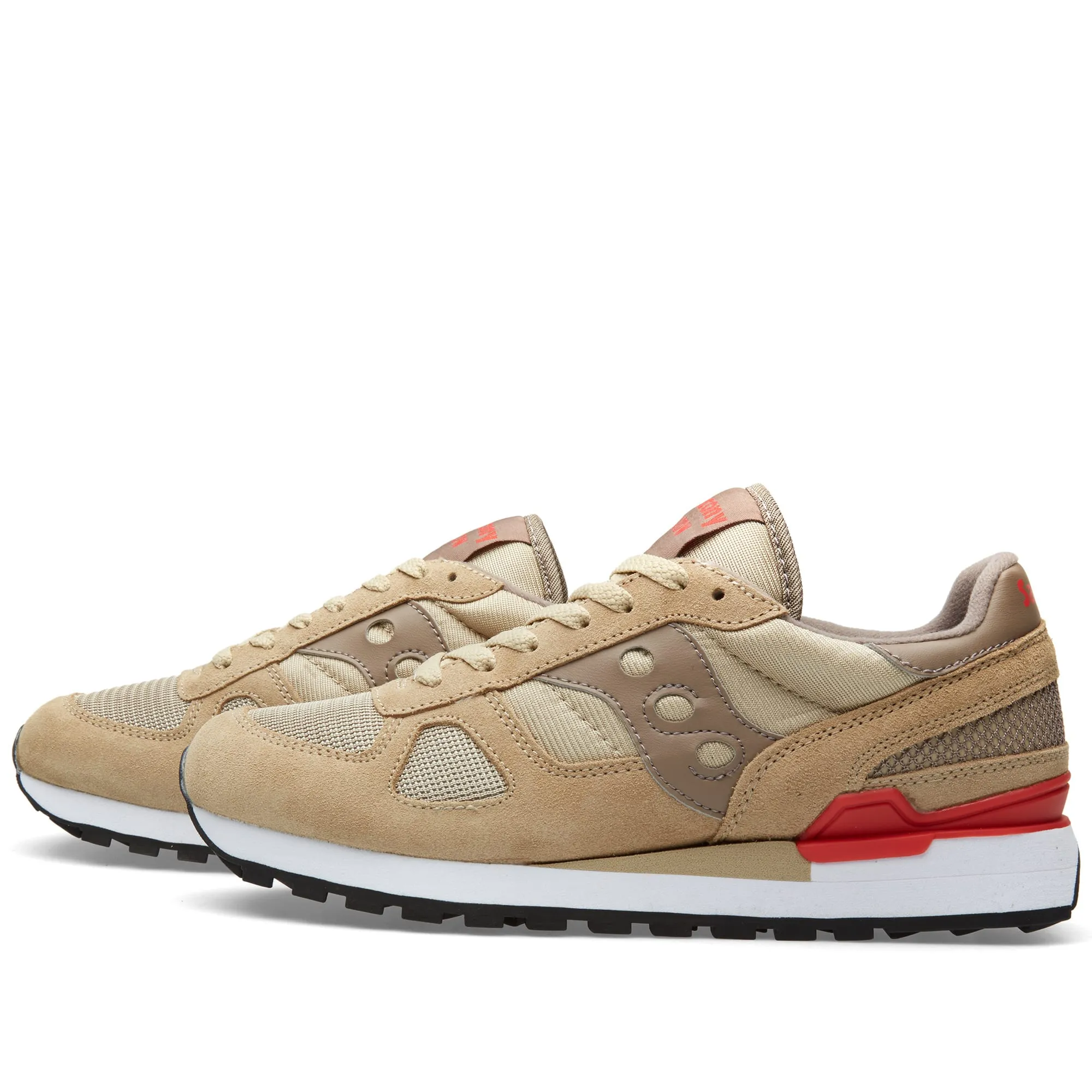 Saucony Shadow OriginalBeige & Red