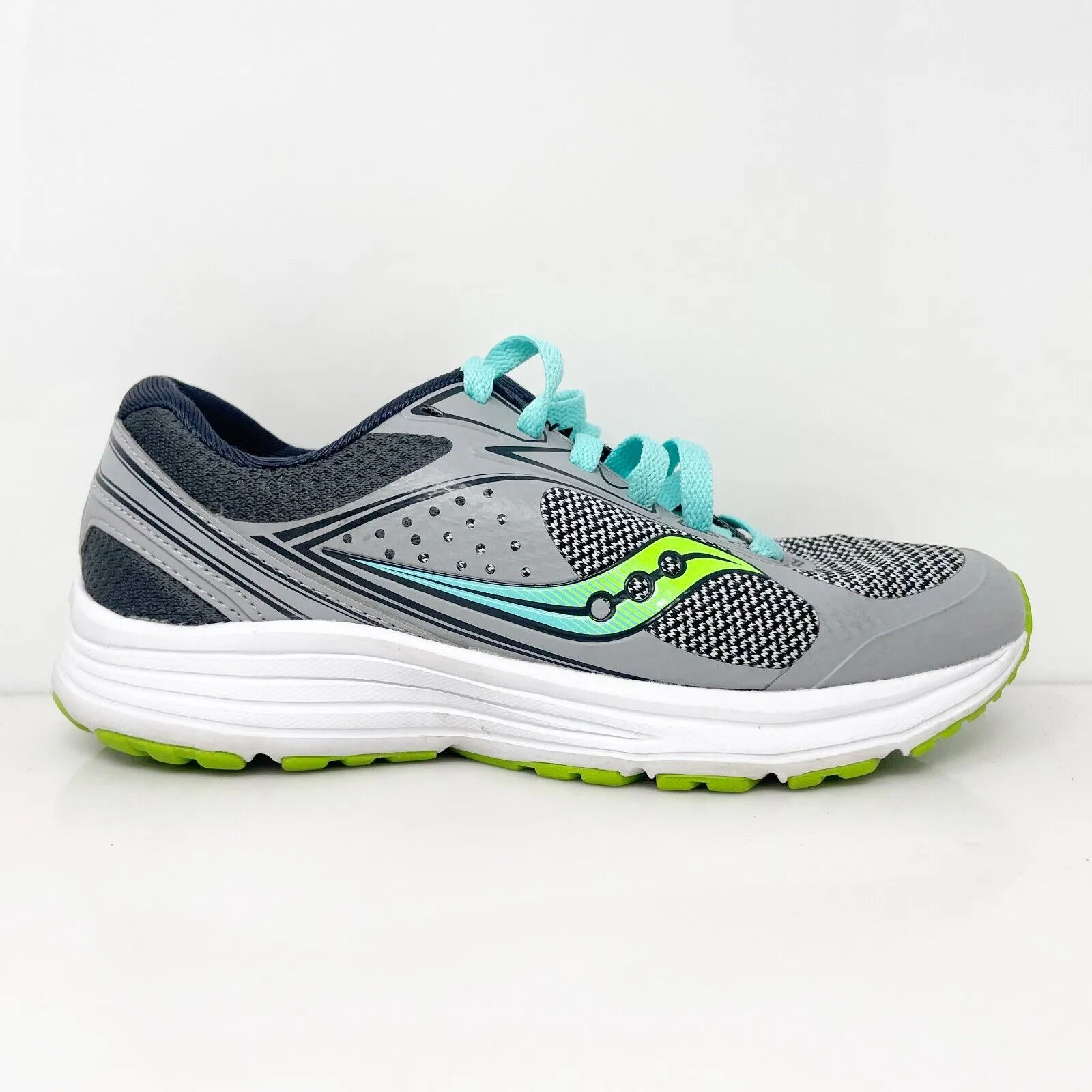 Saucony Womens Grid Seeker S15312-10 Gray Running Shoes Sneakers Size 6 W