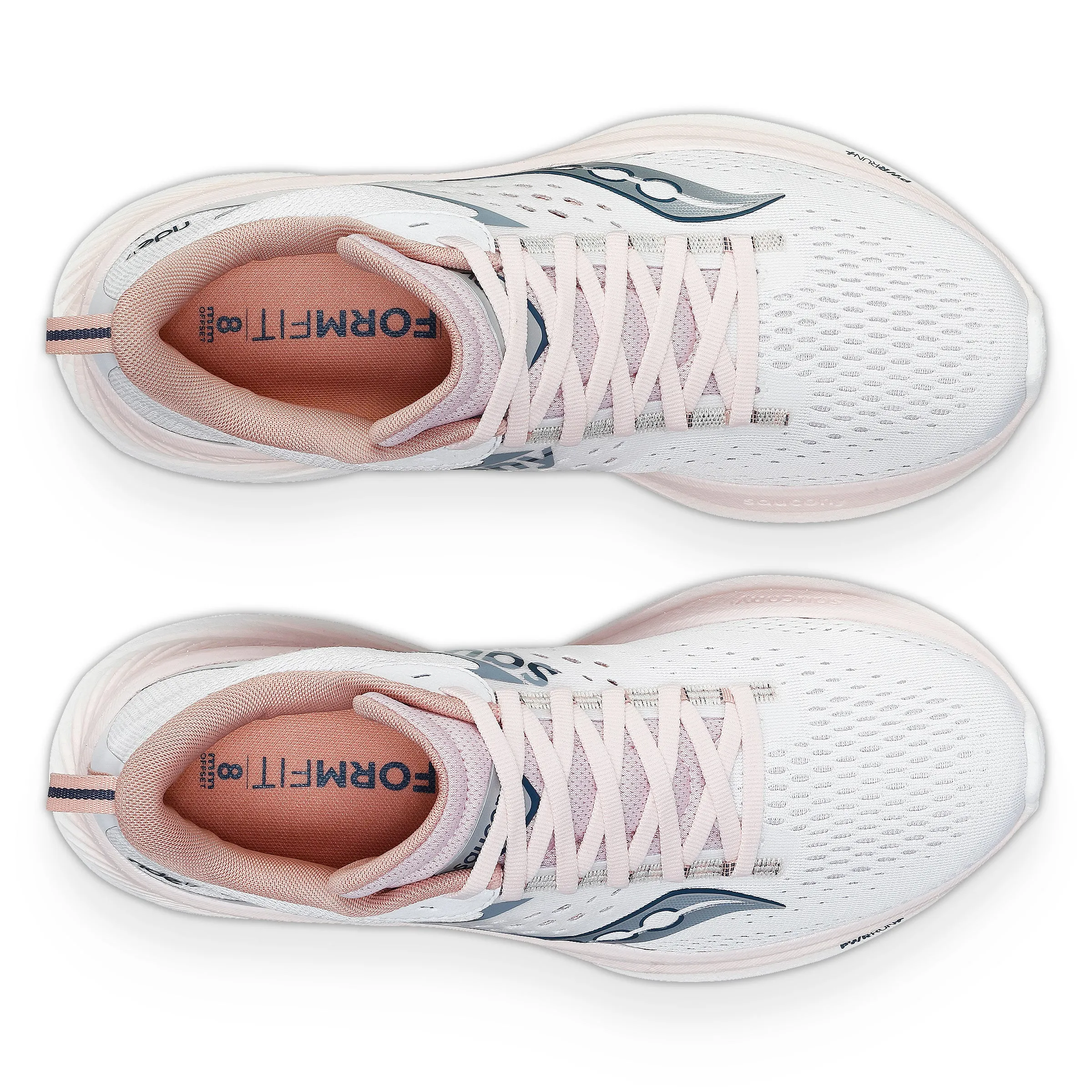 Saucony Women's Ride 17 Running Shoes White / Lotus