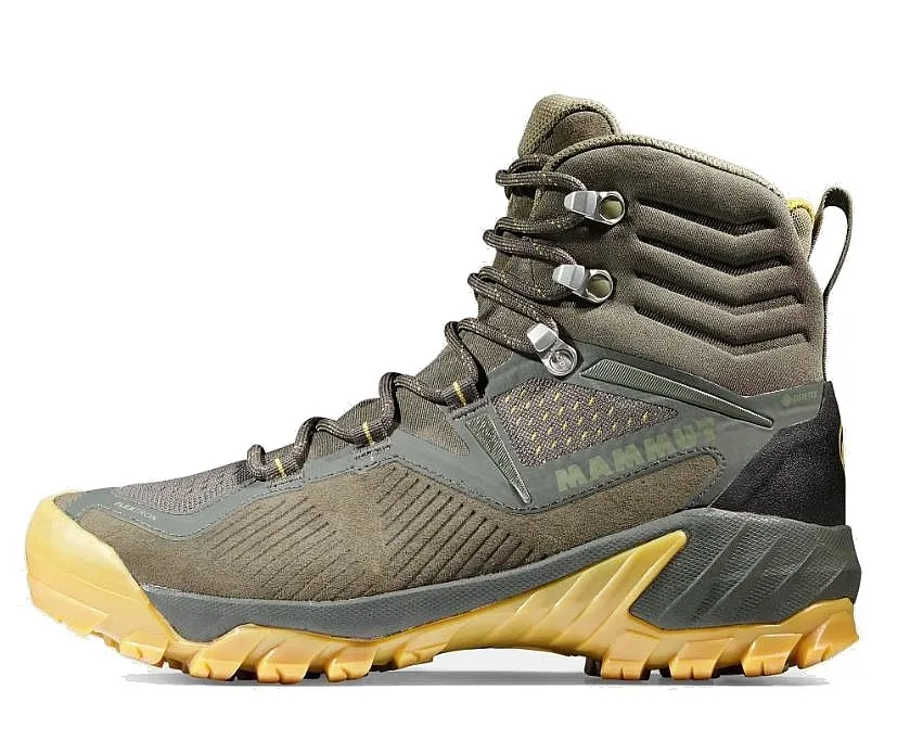 shoes Mammut Sapuen High GTX - Dark Tin/Amber Green - women´s