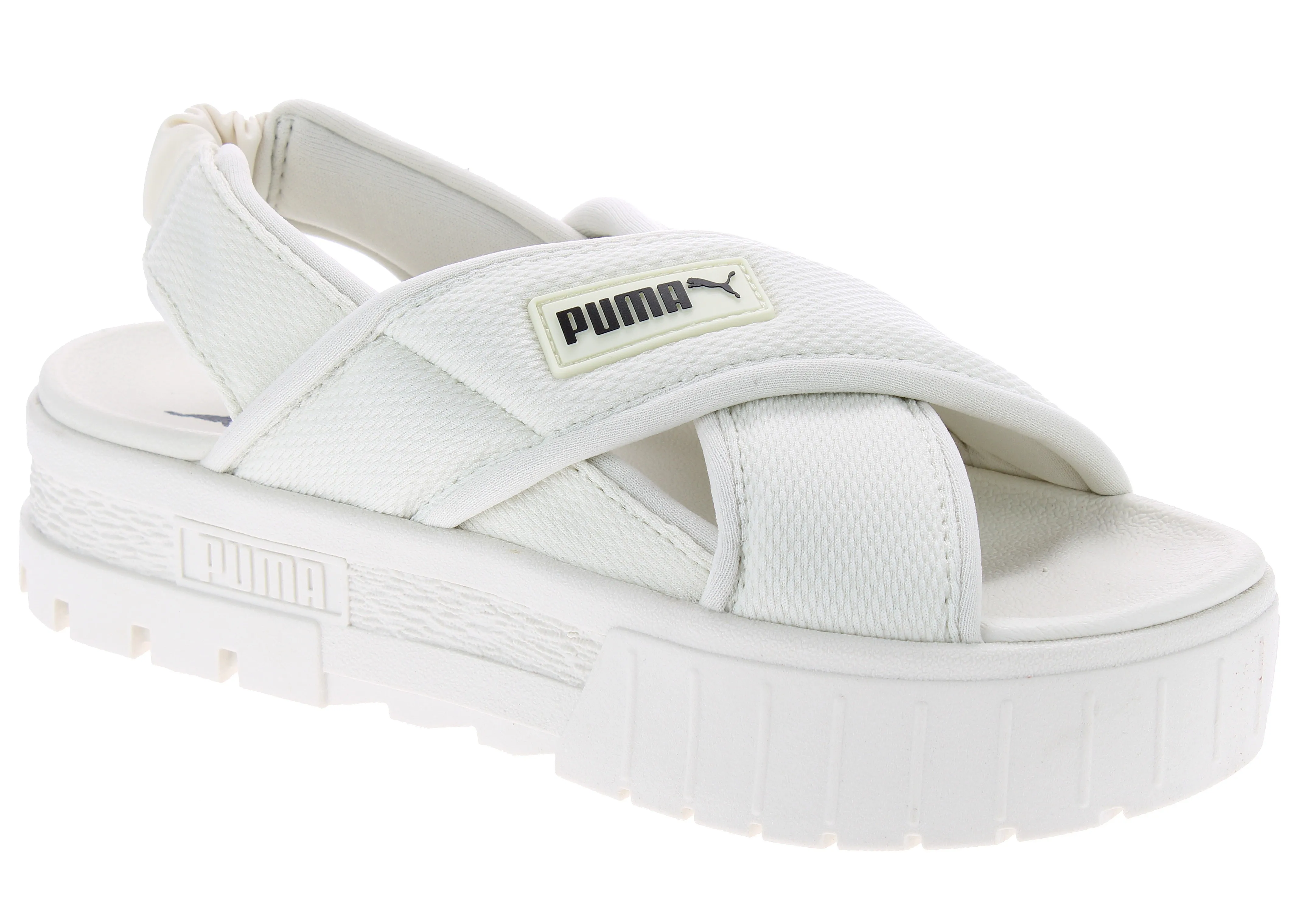 shoes Puma Mayze Sandal - Marshmallow/Puma Black - women´s