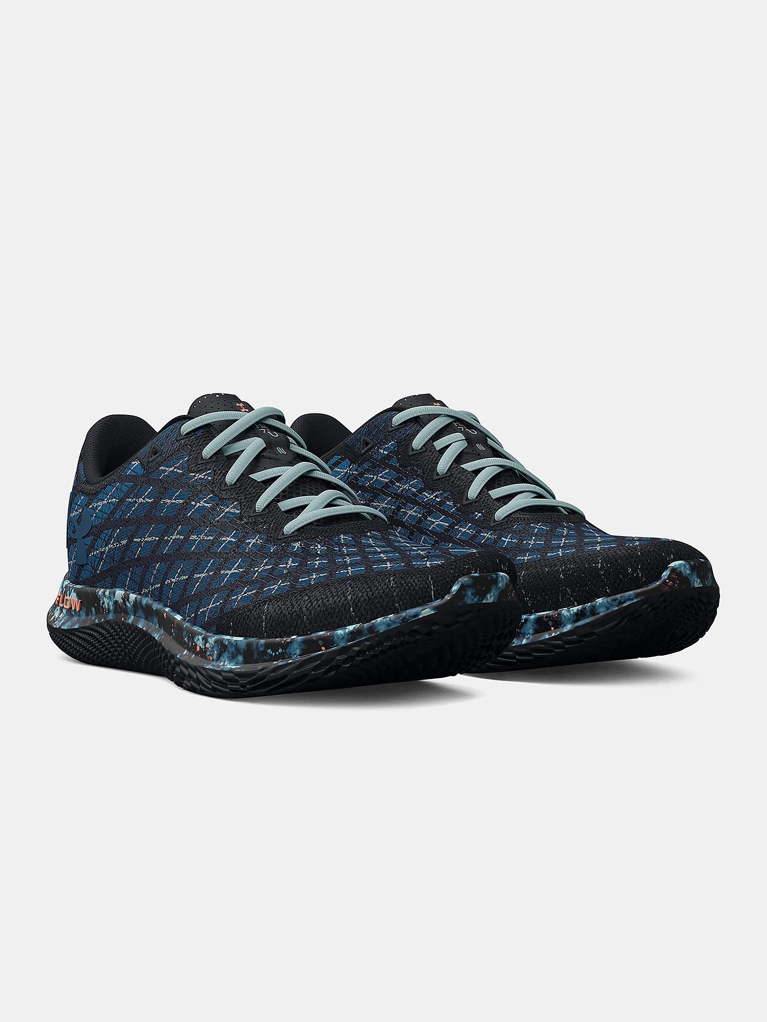 shoes Under Armour Flow Velociti Wind 2 DSD - Black/Petrol Blue - women´s