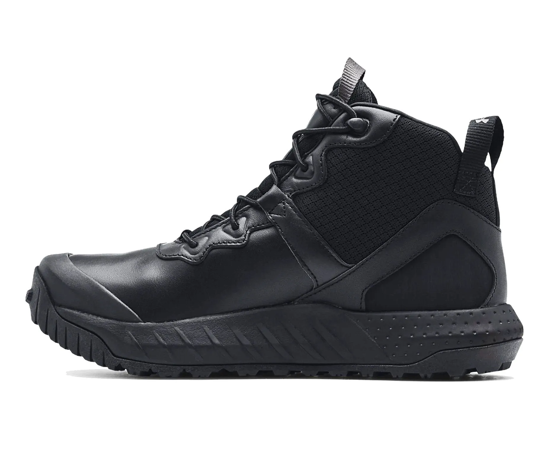 shoes Under Armour Micro G Valsetz Mid Leather WP - 001/Black/Jet Gray - men´s