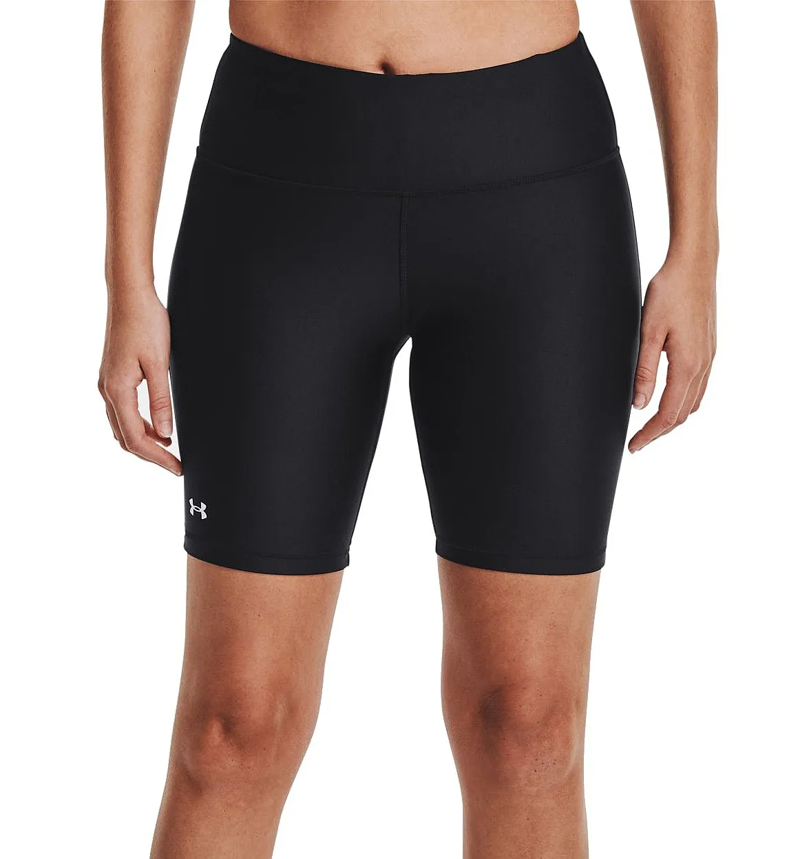 shorts Under Armour HeatGear Armour Bike - 001/Black/White - women´s