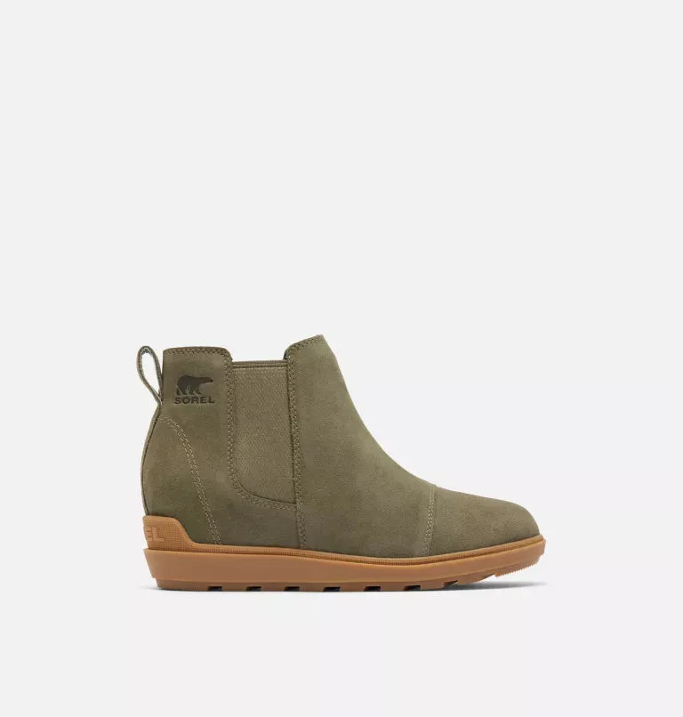 Sorel Evie II Chelsea Boot Stone Green Gum Women's