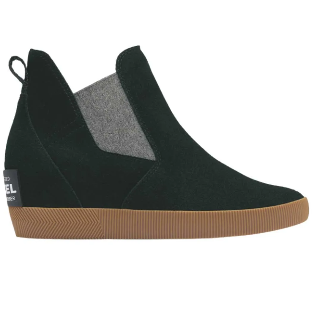 Sorel Out N About Slip-On Wedge Black/ Gum (Women's)