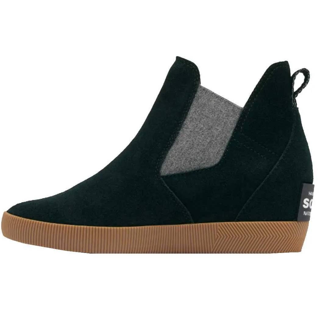 Sorel Out N About Slip-On Wedge Black/ Gum (Women's)