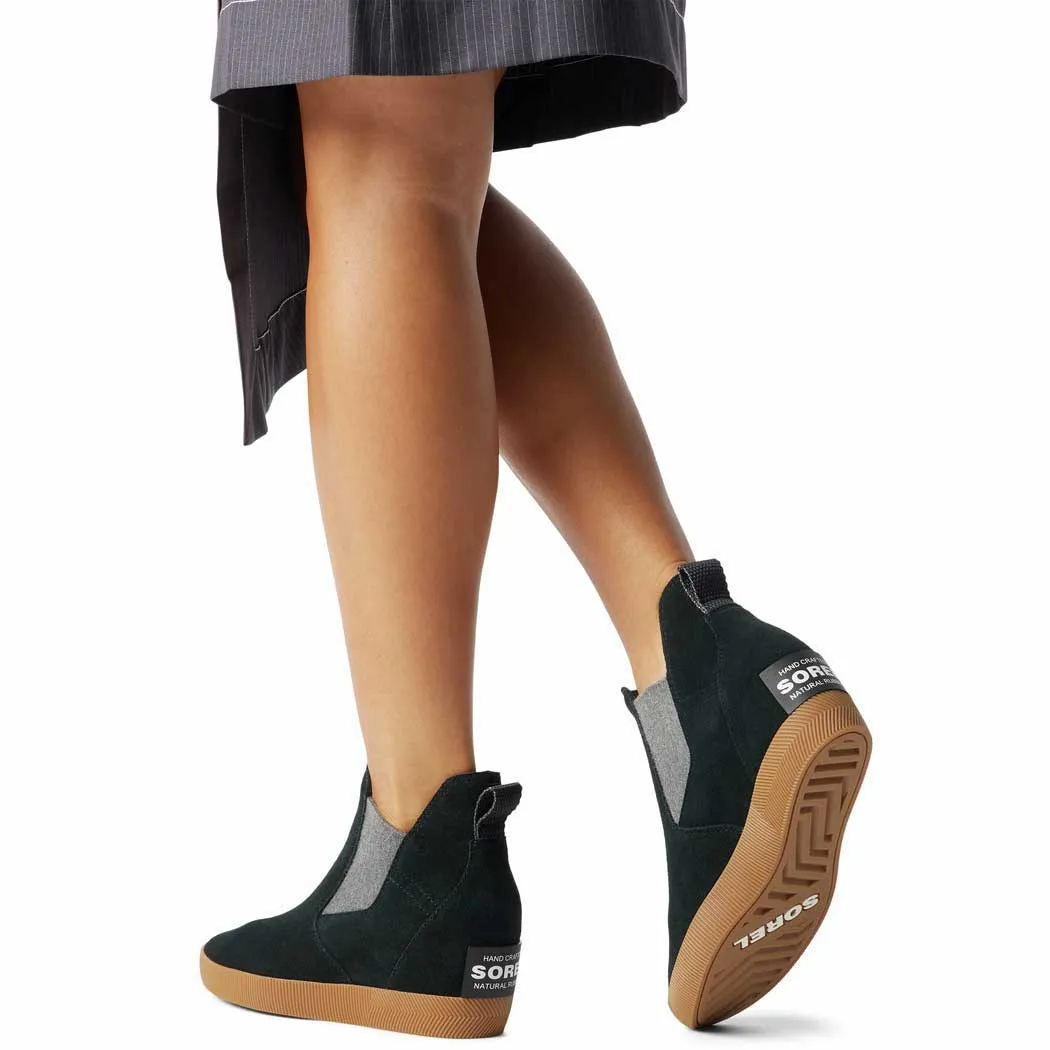 Sorel Out N About Slip-On Wedge Black/ Gum (Women's)