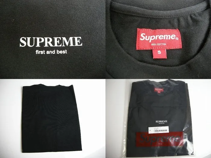 Supreme  |18AW ◆ Size S ◆ Supreme First & Best Tee T-shirt Black