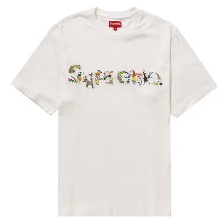 Supreme Animal Kingdom S/S Top White