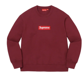 Supreme Box Logo Crewneck (FW22) Cardinal