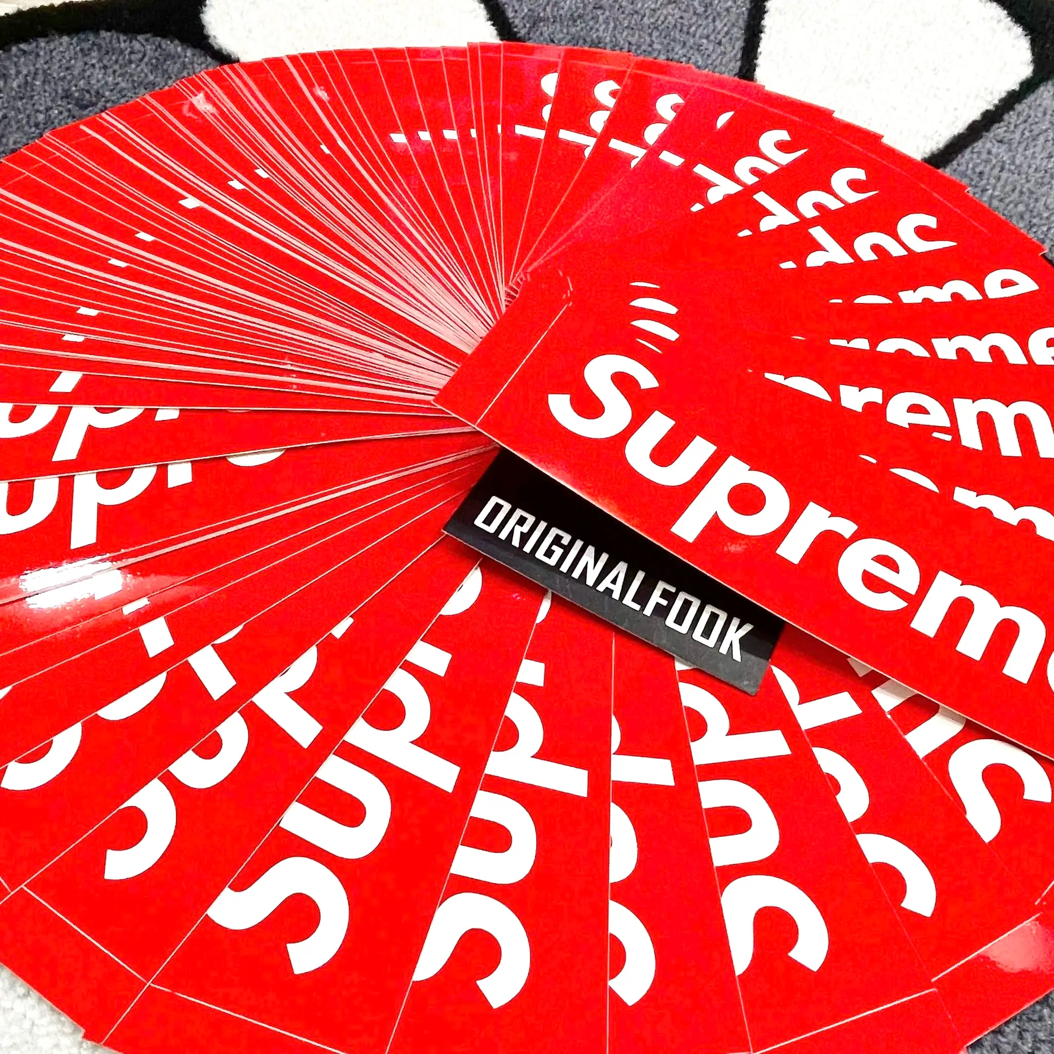 SUPREME Classic Box Logo Waterproof Sticker