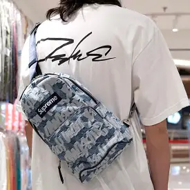 Supreme Fat Tip Jacquard Denim Sling Bag