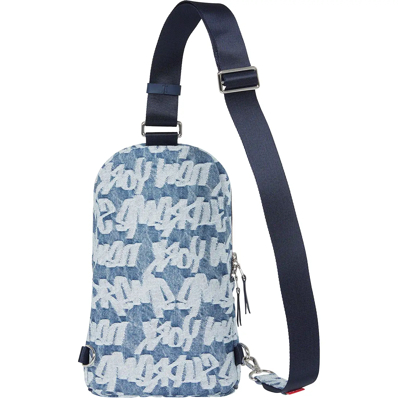 Supreme Fat Tip Jacquard Denim Sling Bag