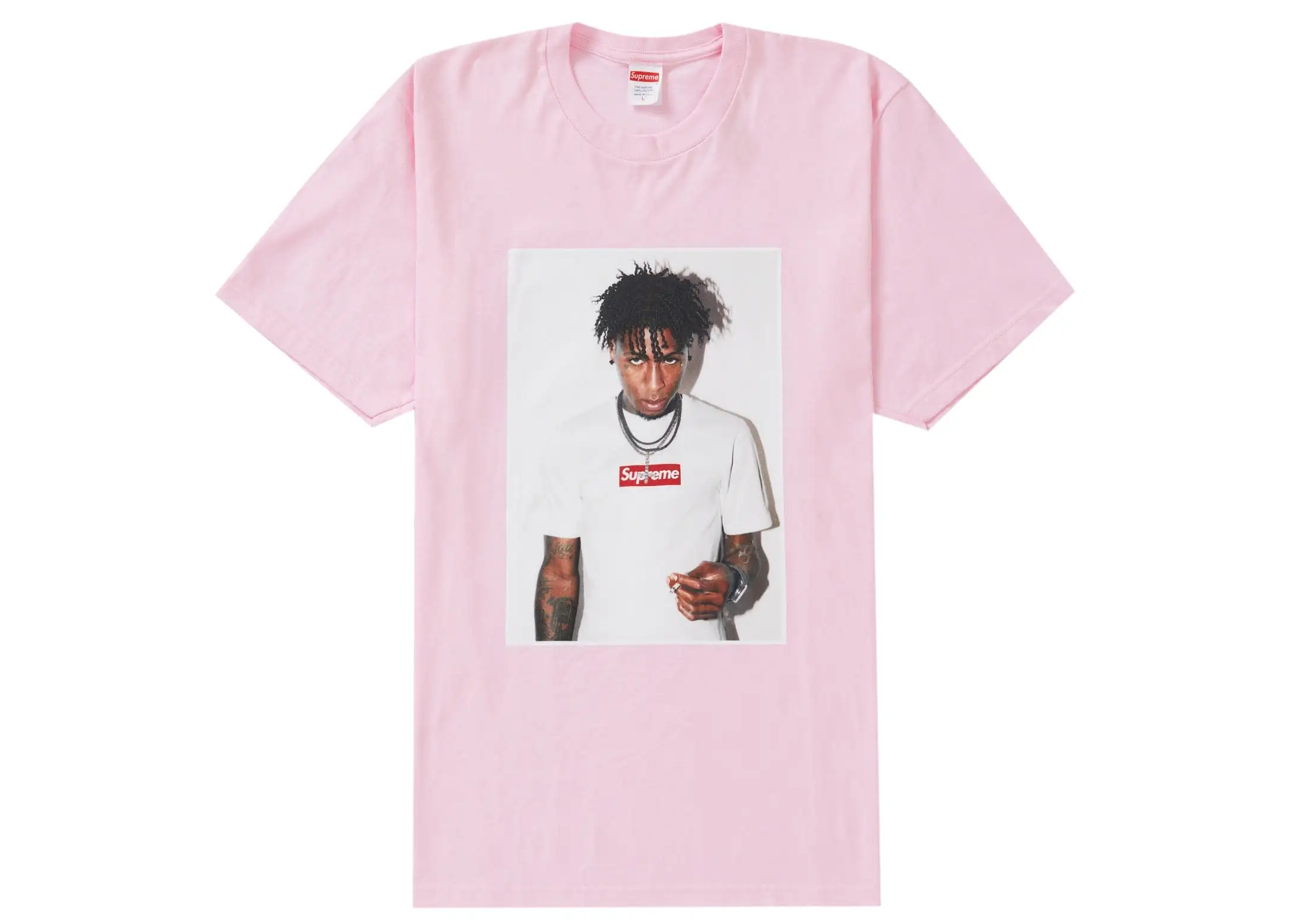 Supreme NBA Youngboy Tee Light Pink