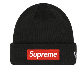 Supreme New Era Box Logo Beanie (FW22) Black