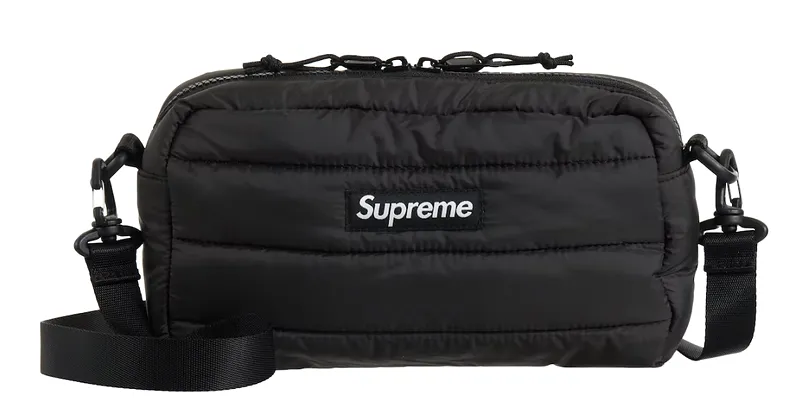 Supreme Puffer Side Bag Black