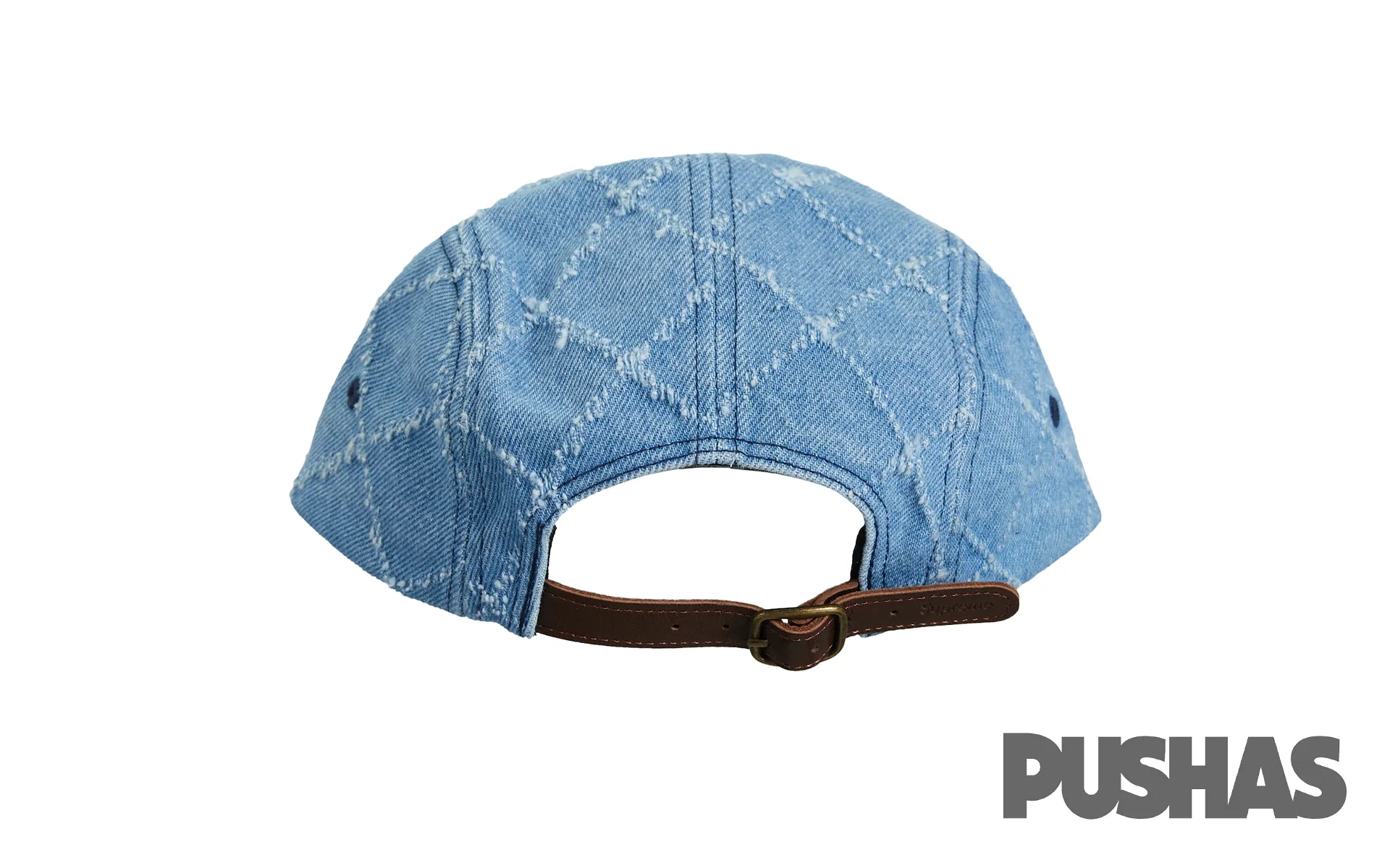 Supreme Punch Denim Camp Cap 'Washed Indigo' (2023)